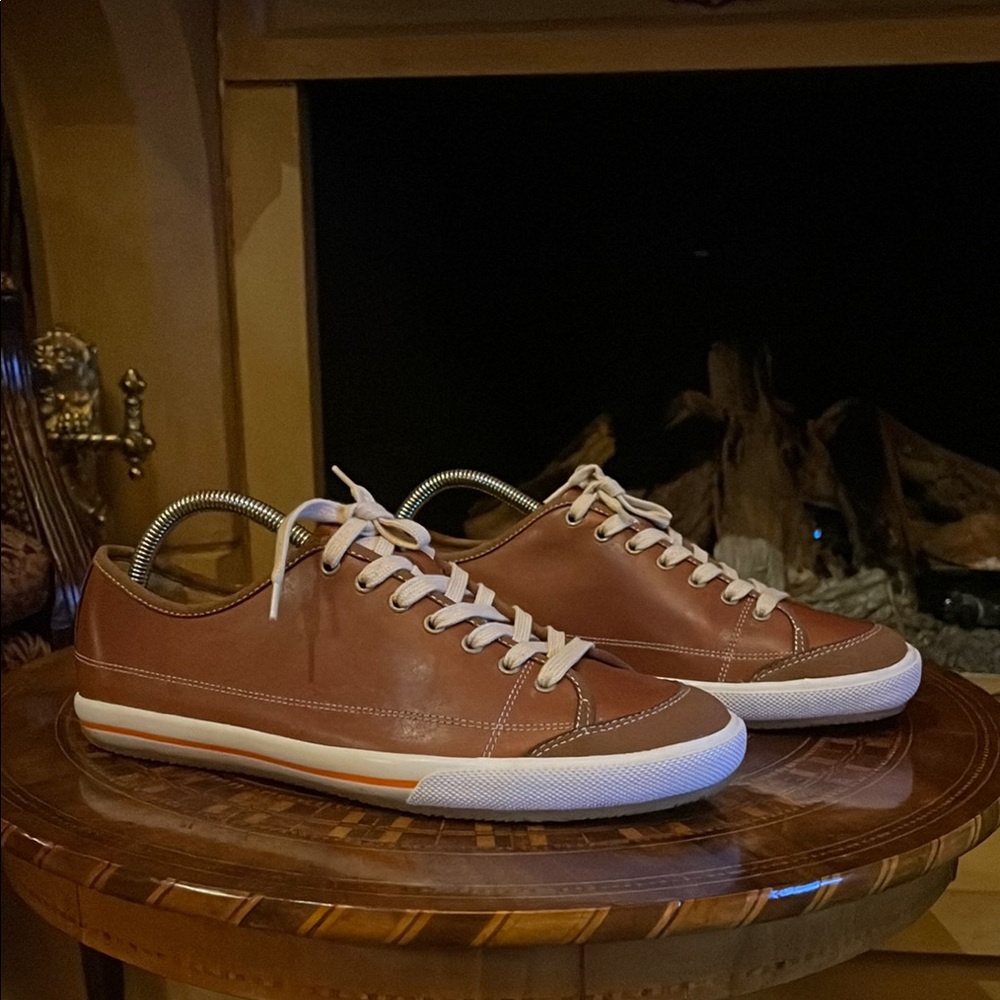 Cole Haan Brown Leather Sneakers
